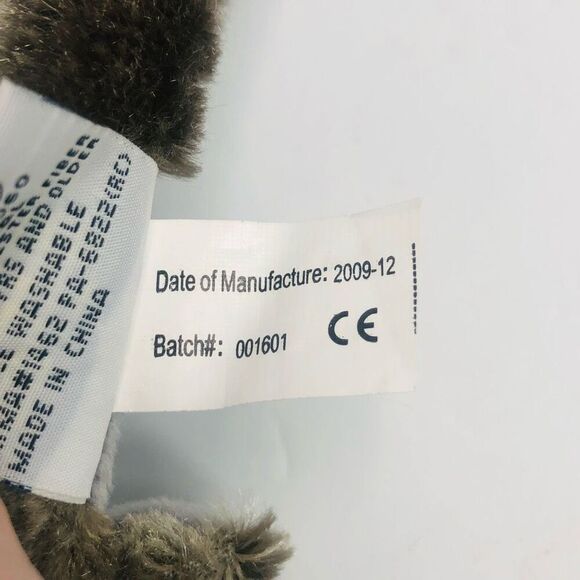 vtg 1994 the petting zoo sting ray manta ray gray silver fur 13 inch plush - Picture 8 of 11